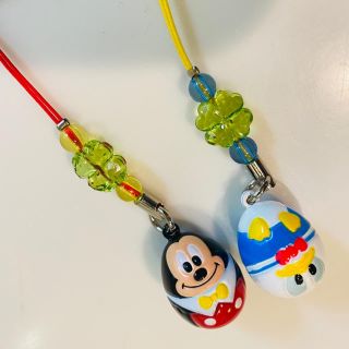 ディズニー イースター チャーム 鈴 すず ストラップ 新品(キャラクターグッズ)