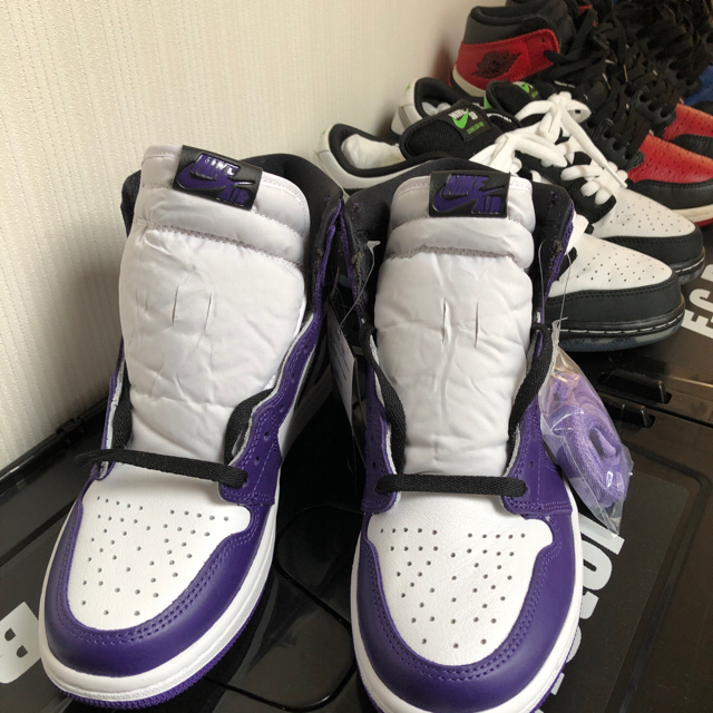 nike air  jordan 1 court purple コートパープル