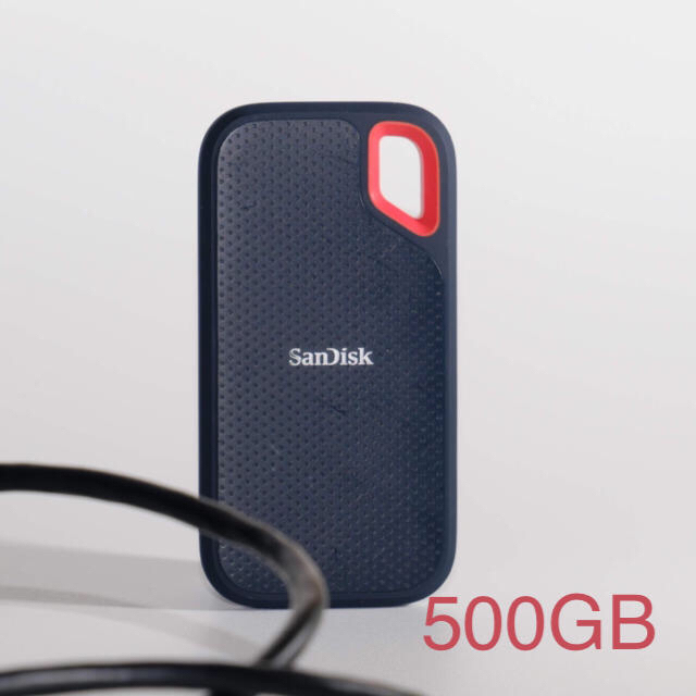 SanDisk(サンディスク)のSanDisk エクストリームポータブルSSD スマホ/家電/カメラのカメラ(その他)の商品写真