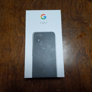 アンドロイド(ANDROID)のGoogle Pixel4 64GB just Black(スマートフォン本体)