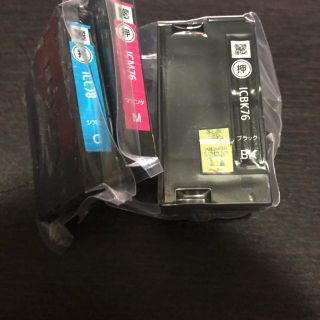 エプソン(EPSON)のEPSON 純正インクカートリッジ 76 BK M C(OA機器)