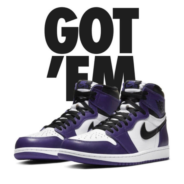 nike AIR JORDAN 1 OG High court purple - スニーカー