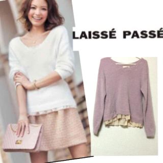 レッセパッセ(LAISSE PASSE)のLAISSE PASSE♡アンゴラニット(ニット/セーター)