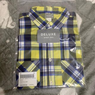 デラックス(DELUXE)のDELUXE　デラックス　チェックシャツ　半袖シャツ　メンズ(シャツ)