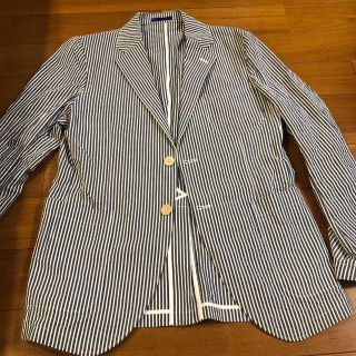 ユナイテッドアローズグリーンレーベルリラクシング(UNITED ARROWS green label relaxing)のストライプ ジャケット(テーラードジャケット)