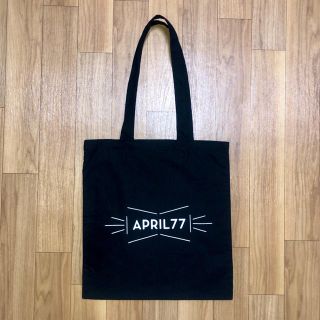 エイプリルセブンティセブン(April77)の新品 April77 トートバッグ 黒 エコバッグ レコードバッグ BAG(トートバッグ)