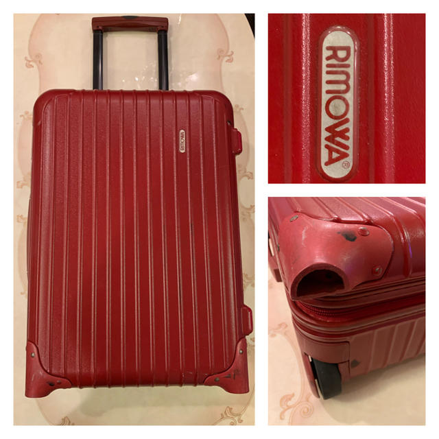 RIMOWA リモワ 二輪 スーツケース 33L 機内持ち込みサイズ 中古 赤