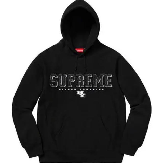 【新品・未使用／Sサイズ】Supreme パーカー 黒 Gems Hooded