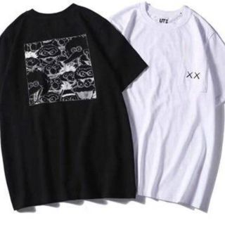 カウズ   セサミストリート  4XL Tシャツ ブラック & ホワイト(Tシャツ/カットソー(半袖/袖なし))