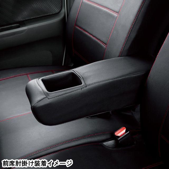 N-BOX 黒ステッチ レザー シートカバー 2