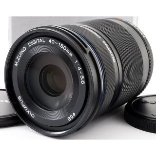 オリンパス(OLYMPUS)の★オリンパス 望遠レンズ★M.ZUIKO 40-150 R ブラック★美品★(レンズ(ズーム))