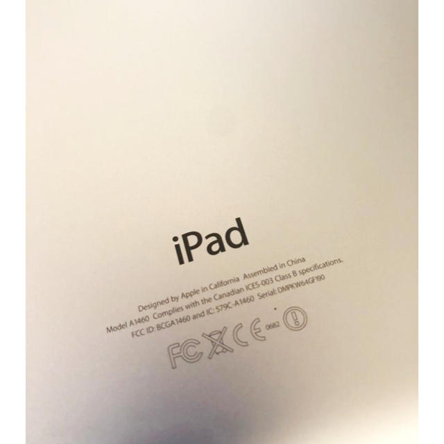 iPad 4世代 16GB ケース付き 2