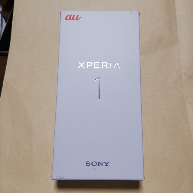 スマホXperia 1 グレー 64GB au SOV40 SIMフリー