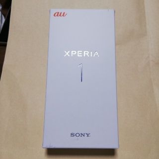 エクスペリア(Xperia)のXperia 1 グレー 64GB au SOV40 SIMフリー(スマートフォン本体)