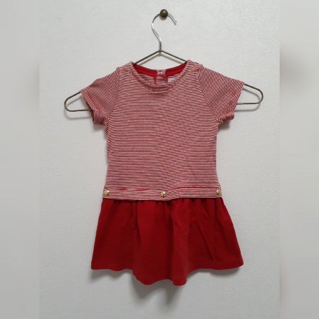 PETIT BATEAU(プチバトー)のプチバトー　ワンピース　12m キッズ/ベビー/マタニティのベビー服(~85cm)(ワンピース)の商品写真