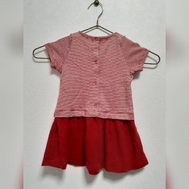 PETIT BATEAU(プチバトー)のプチバトー　ワンピース　12m キッズ/ベビー/マタニティのベビー服(~85cm)(ワンピース)の商品写真