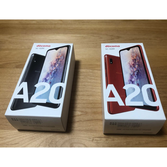 新品.未使用　Galaxy A20 SC-02M