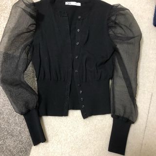 ザラ(ZARA)のザラ シフォントップス(カットソー(長袖/七分))