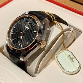 オメガ(OMEGA)のakiさん専用　定価1,188,000円　オメガ シーマスターアクアテラ K18(腕時計(アナログ))