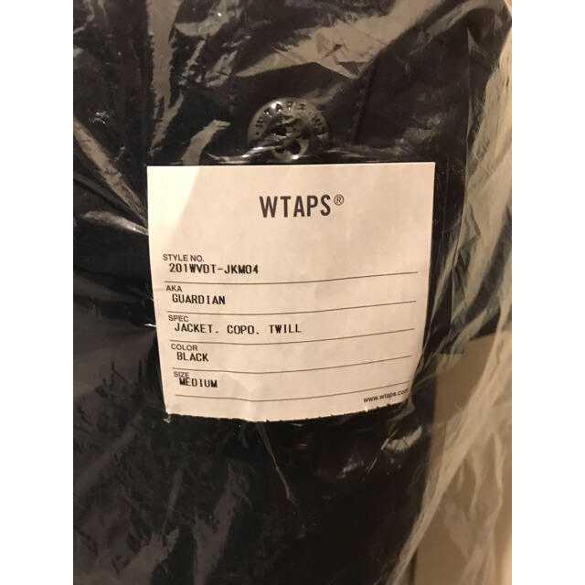 WTAPS 20SS GUARDIAN 黒 M 新品未使用 納品書あり 3