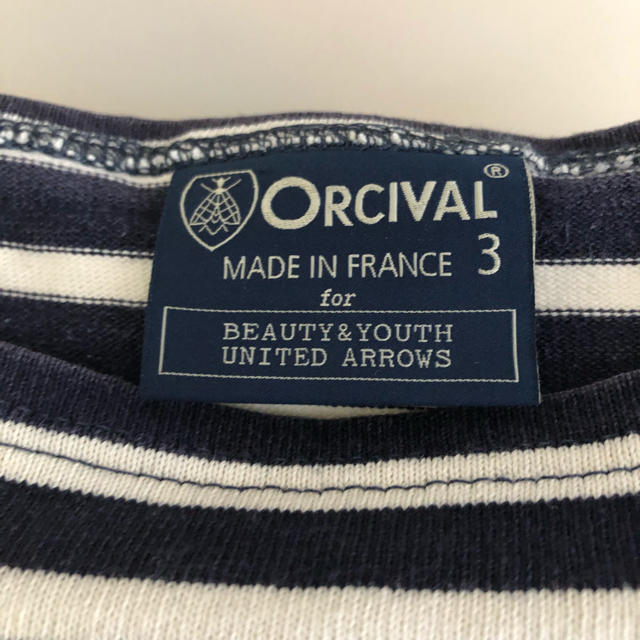 ORCIVAL(オーシバル)のオーチバル バスクシャツ 半袖 サイズ3 BEAUTY & YOUTH 別注 メンズのトップス(Tシャツ/カットソー(半袖/袖なし))の商品写真