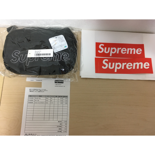 Supreme Shoulder Bag Black 18AW 新品 未使用