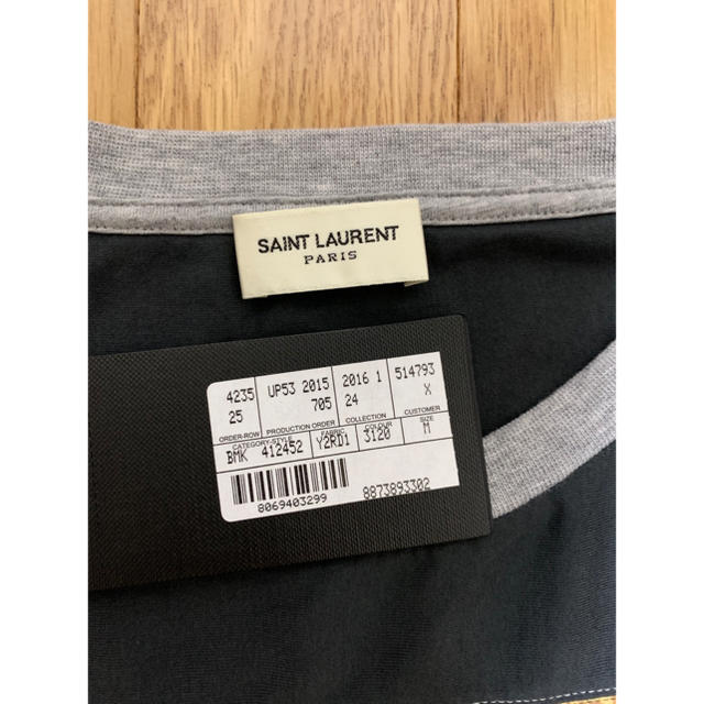 Saint Laurent Paris レオパード柄 カットソー