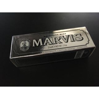 マービス(MARVIS)のMARVISマーヴィス歯磨粉トゥースペースト（ホワイトニングミント）25ml(歯磨き粉)