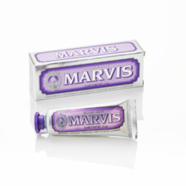 MARVIS(マービス)のMARVISマーヴィス歯磨き粉トゥースペースト（ジャスミン・ミント）25ml コスメ/美容のオーラルケア(歯磨き粉)の商品写真