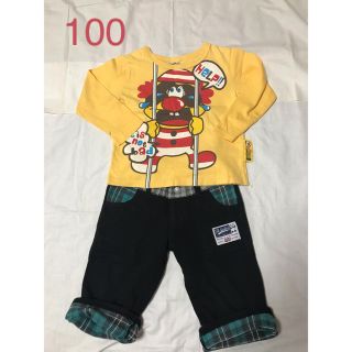 ザショップティーケー(THE SHOP TK)のロンTとズボン　セット　100(Tシャツ/カットソー)