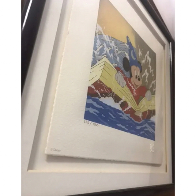 Disney(ディズニー)のFantasia Disney  Mickey Mouse 原画 アニメ 絵画 エンタメ/ホビーの美術品/アンティーク(絵画/タペストリー)の商品写真