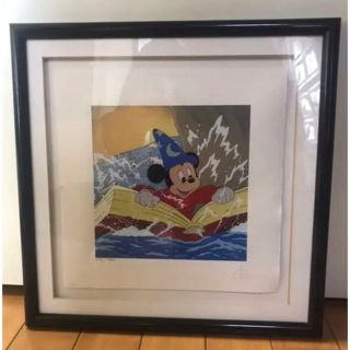 ディズニー(Disney)のFantasia Disney  Mickey Mouse 原画 アニメ 絵画(絵画/タペストリー)