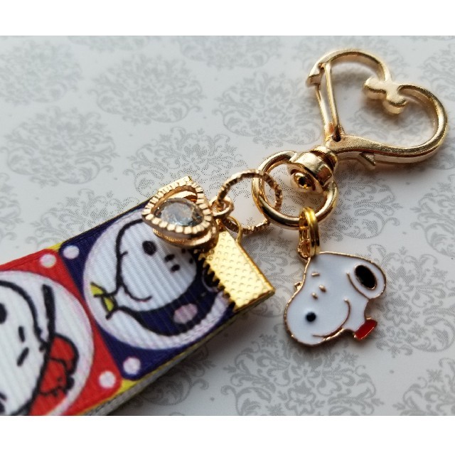 SNOOPY(スヌーピー)のスヌーピー★シンプルキーホルダー② ハンドメイドのアクセサリー(キーホルダー/ストラップ)の商品写真