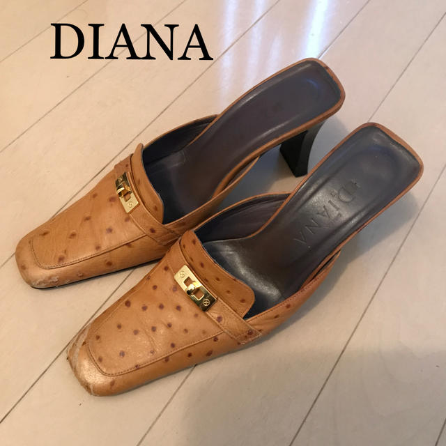 DIANA(ダイアナ)のDIANA オーストリッチミュール  レディースの靴/シューズ(ミュール)の商品写真