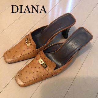 ダイアナ(DIANA)のDIANA オーストリッチミュール (ミュール)