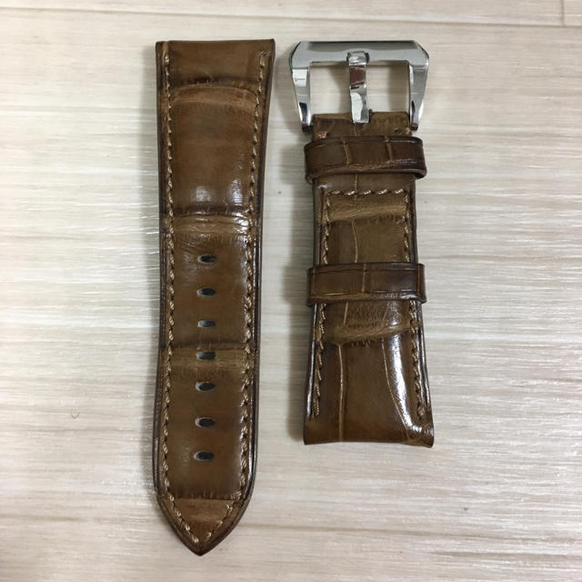 PANERAI パネライ 26mm 尾錠用 アリゲーター ベルト ストラップ