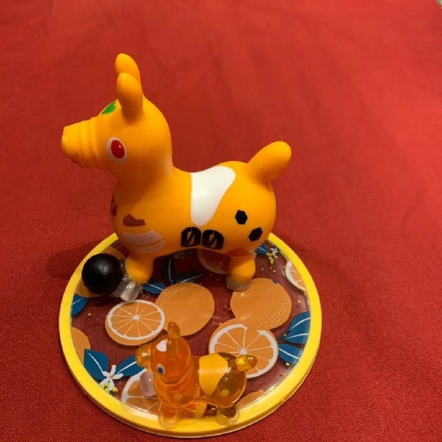 Rody(ロディ)のハンドメイド スマホスタンド ロディ オレンジ ハンドメイドのスマホケース/アクセサリー(その他)の商品写真