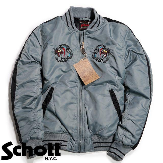 Schott NYC ショット ★ XL 刺繍 スカジャン スーベニアジャケット