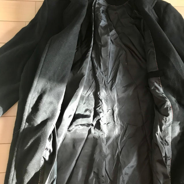 UNITED ARROWS(ユナイテッドアローズ)の新品未使用　ブラック　メンズ　ロングコート チェスターコート メンズのジャケット/アウター(チェスターコート)の商品写真