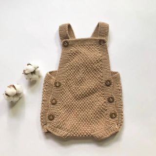 キャラメルベビー&チャイルド(Caramel baby&child )のbabytoly  ニットサロペット(カバーオール)