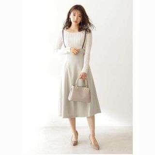 プロポーションボディドレッシング(PROPORTION BODY DRESSING)のバックレースアップ2wayジャンスカ(ロングスカート)