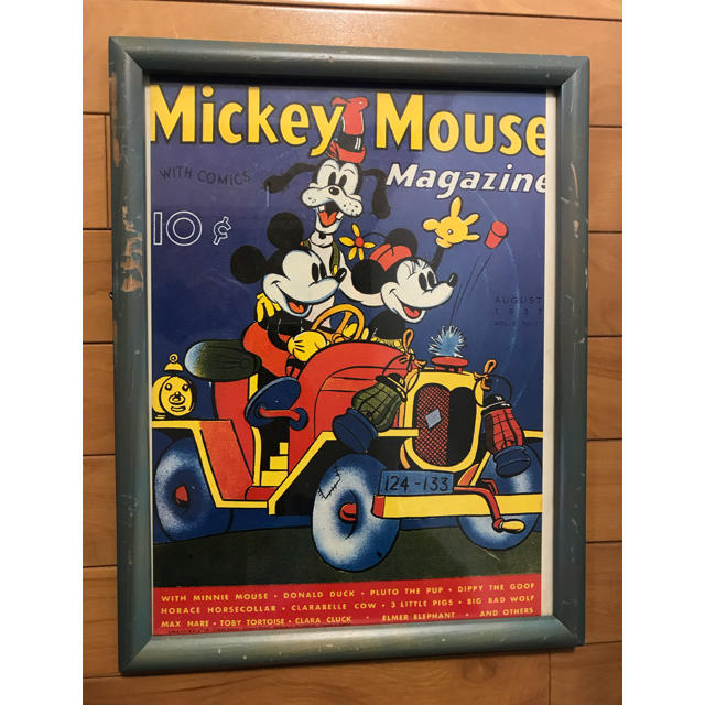 Fantasia Disney  Mickey Mouse 原画 アニメ 絵画