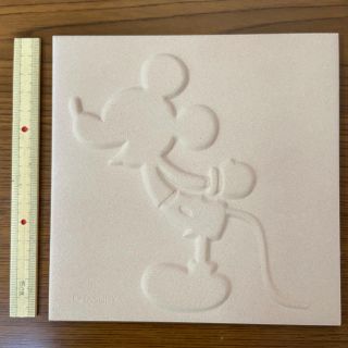 ディズニー(Disney)のディズニー　タイル　ミッキー　& ミニー　15㎝(キャラクターグッズ)