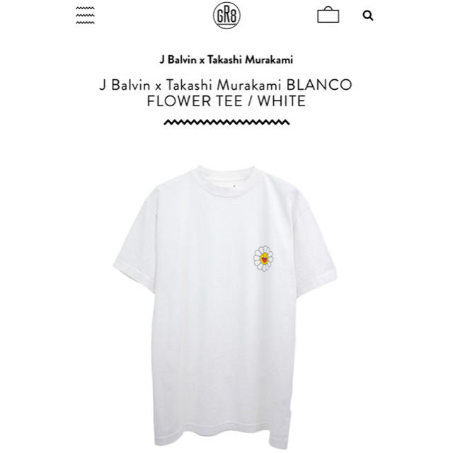 BLANCO FLOWER TEE 白 Tシャツ Sサイズ 村上隆