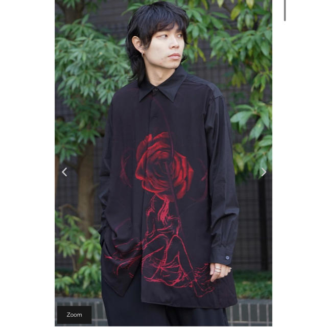 【Yohji Yamamoto】ブラックスキャンダル 19ssレーヨンシャツ