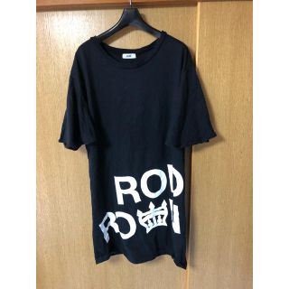 ロデオクラウンズワイドボウル(RODEO CROWNS WIDE BOWL)のロデオ☆Tシャツワンピ(ひざ丈ワンピース)