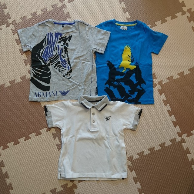 SALE／90%OFF】 アルマーニジュニア Tシャツ3枚セットポロシャツ 