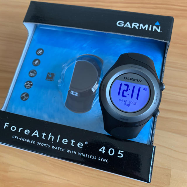 GARMIN(ガーミン)のGARMIN ForeAthlete 405 GPSウォッチ チケットのスポーツ(ランニング/ジョギング)の商品写真