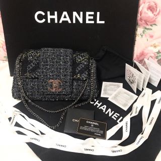 シャネル(CHANEL)の超美品!!【CHANEL★ツイードバッグ】箱＆保存袋＆リボン3m付き(ショルダーバッグ)