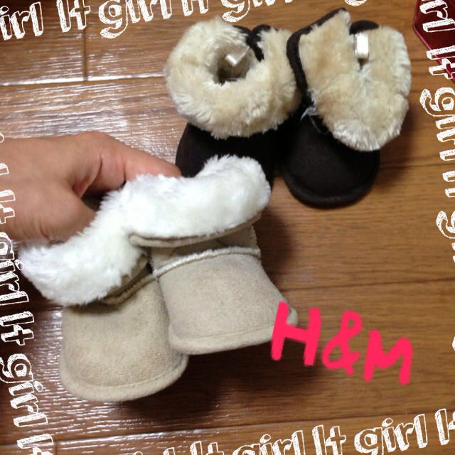 H&M(エイチアンドエム)のH&M ベビー ムートンブーツ♡ キッズ/ベビー/マタニティのベビー靴/シューズ(~14cm)(その他)の商品写真